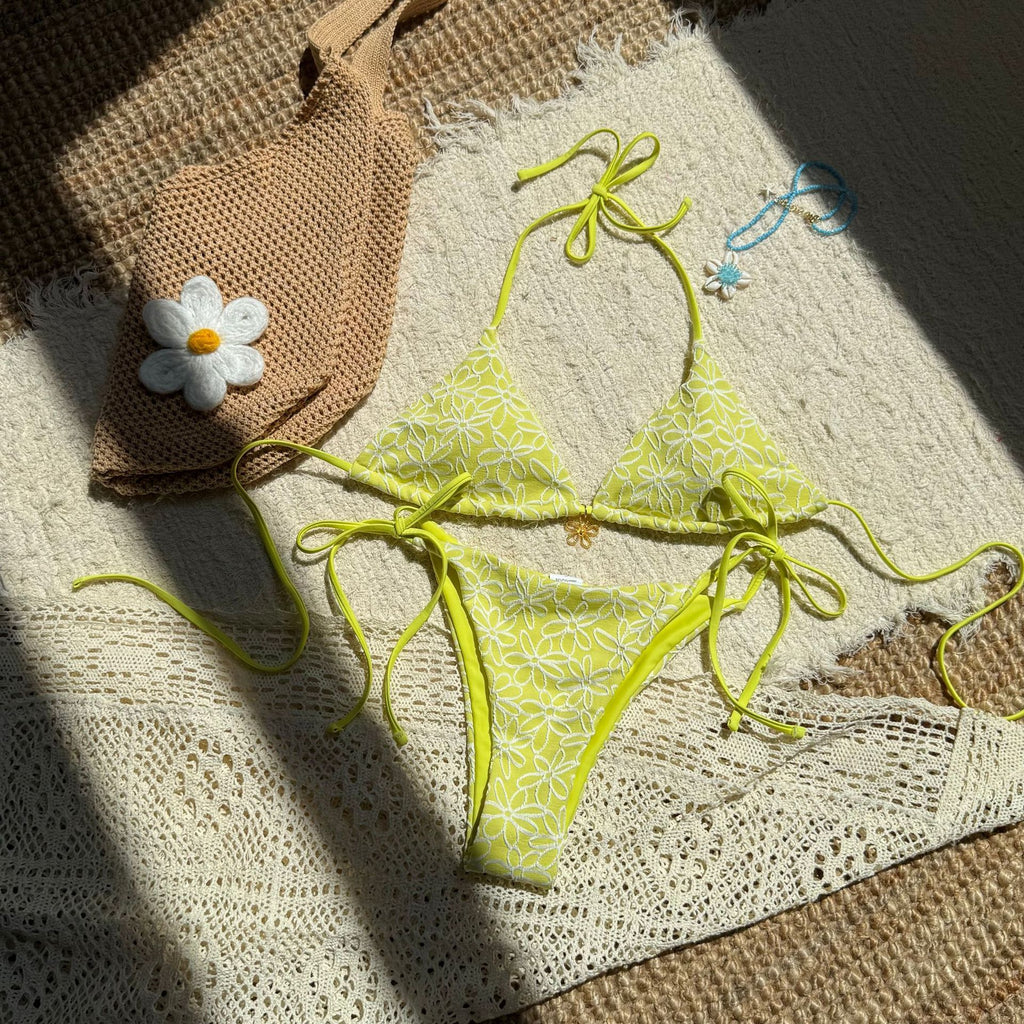 2026 Sexy Halter Tie Side Bikini Set Two Piece Best Seller Beach Swimsuit