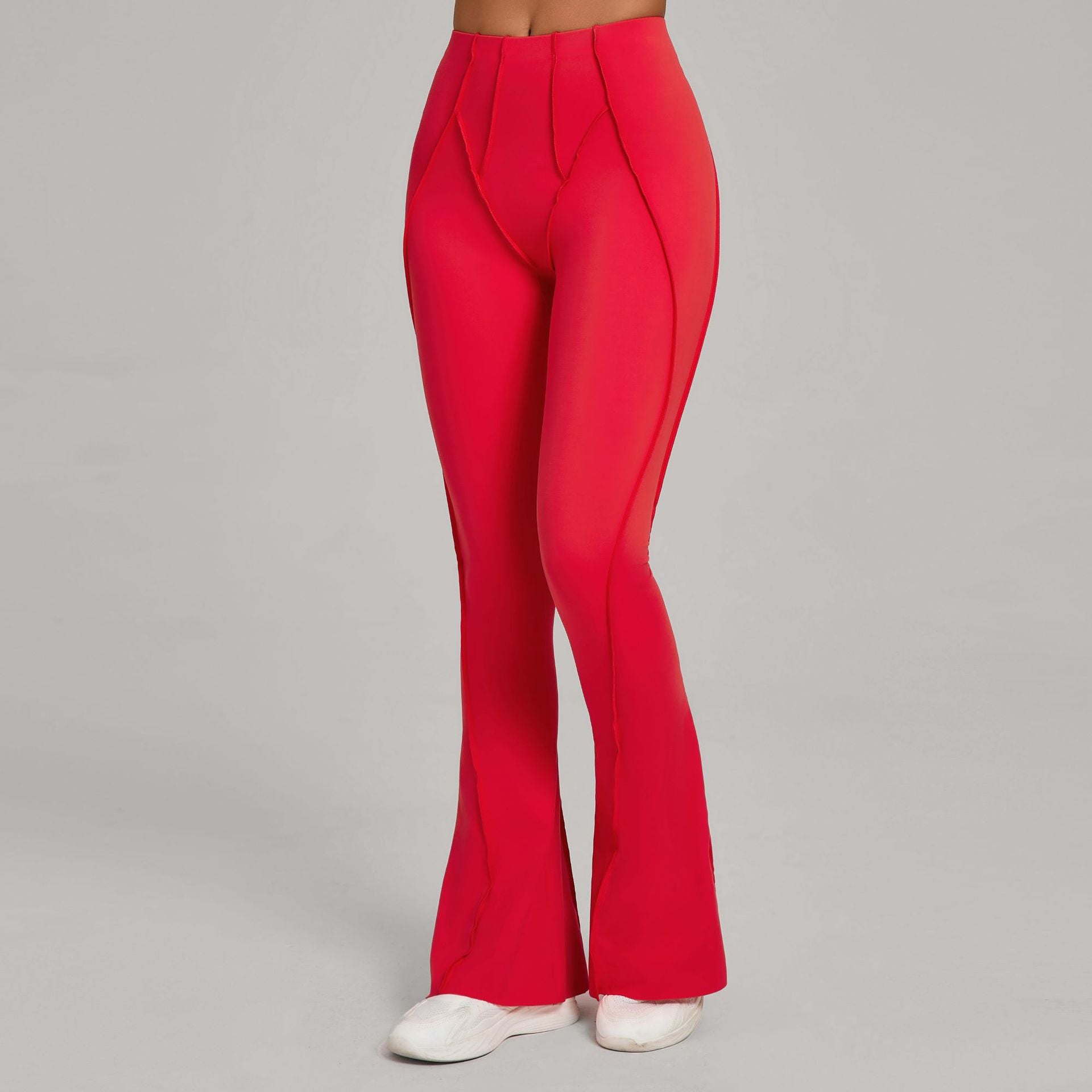 Wide-Leg Brushed Yoga Flare Pants | High-Waist Dance Fitness Casual Activewear