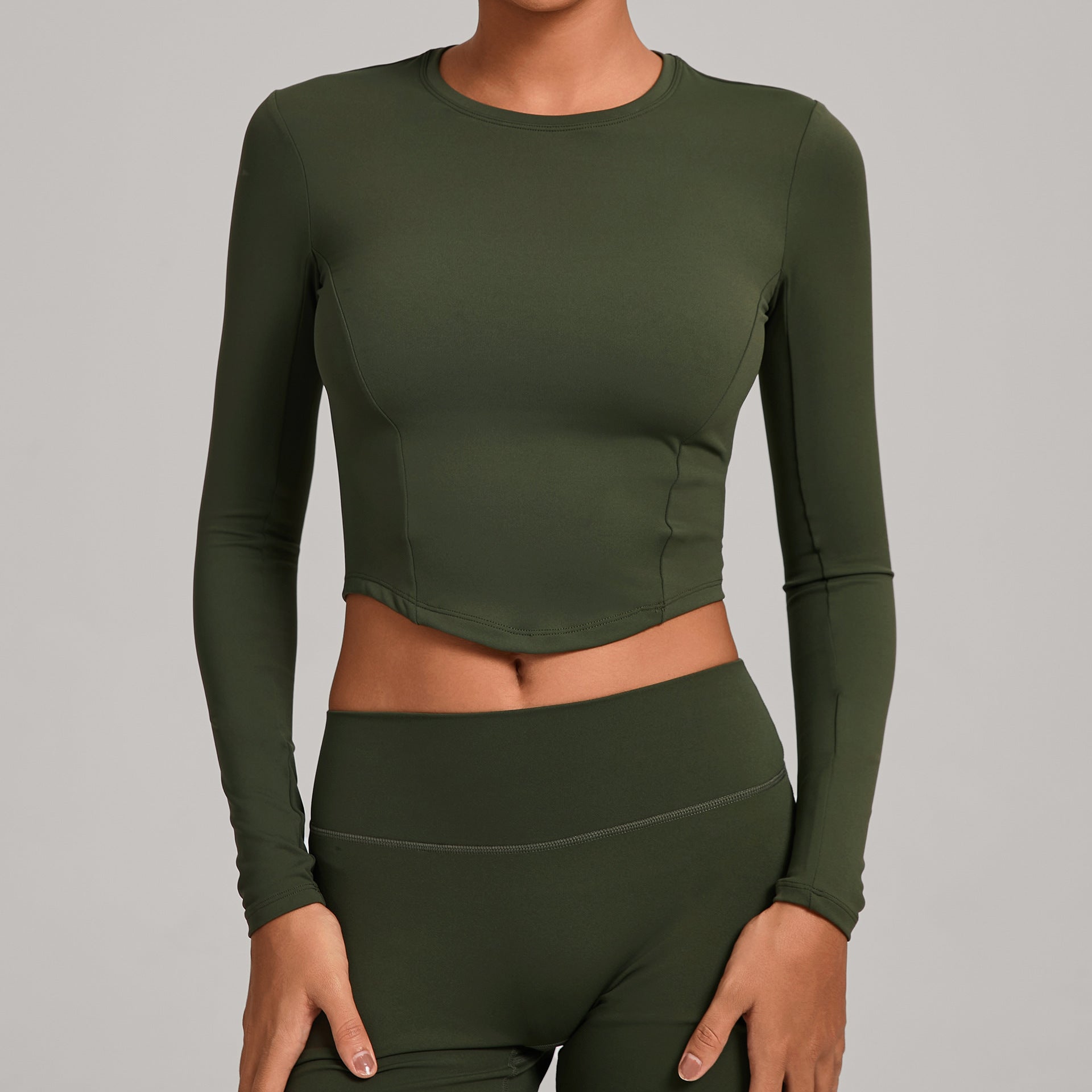 Winter Compression Long Sleeve Yoga Top | High-Intensity Training & Pilates Activewear