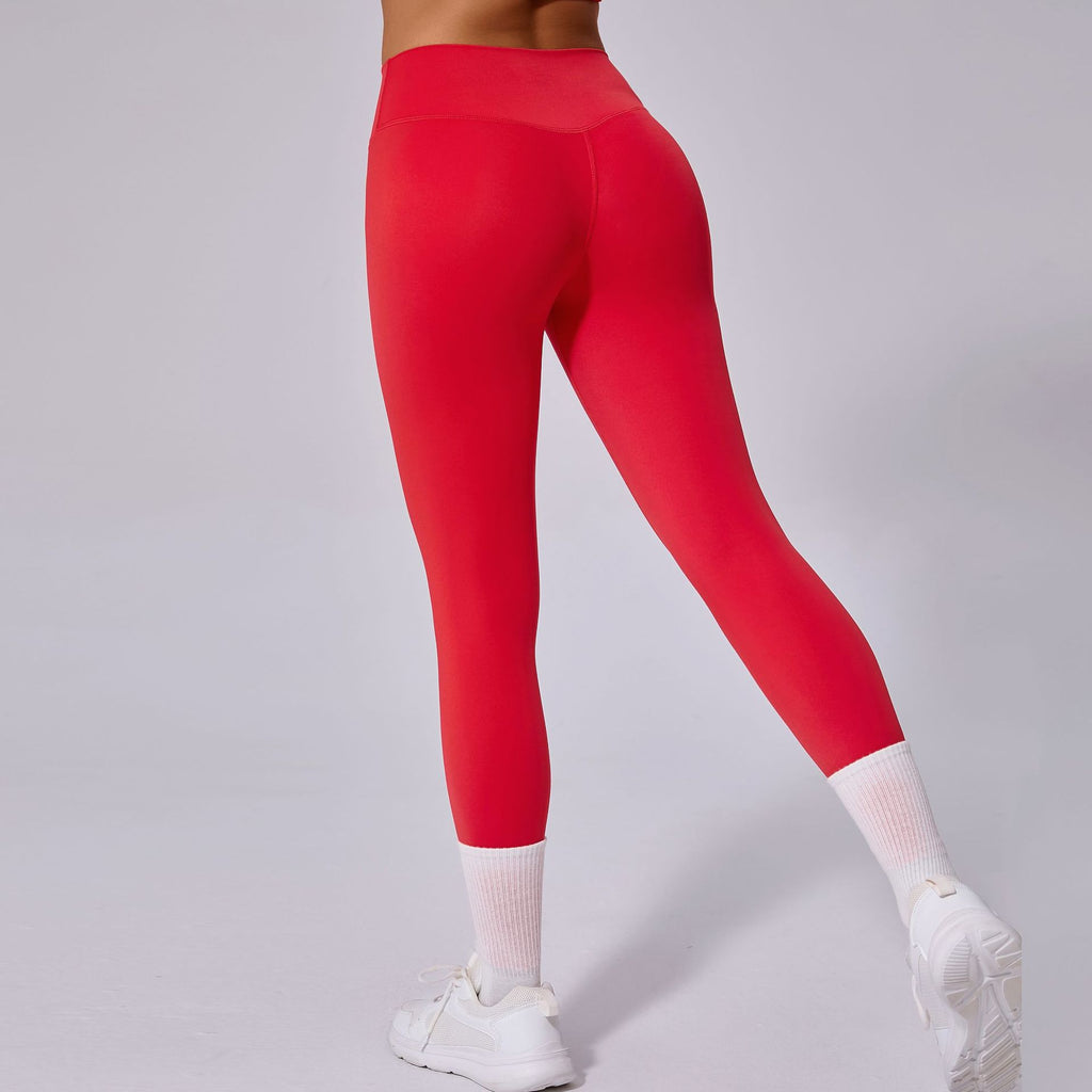 Naked-Feel Quick-Dry Running Leggings | Breathable High-Waist Booty-Lift Yoga Pants