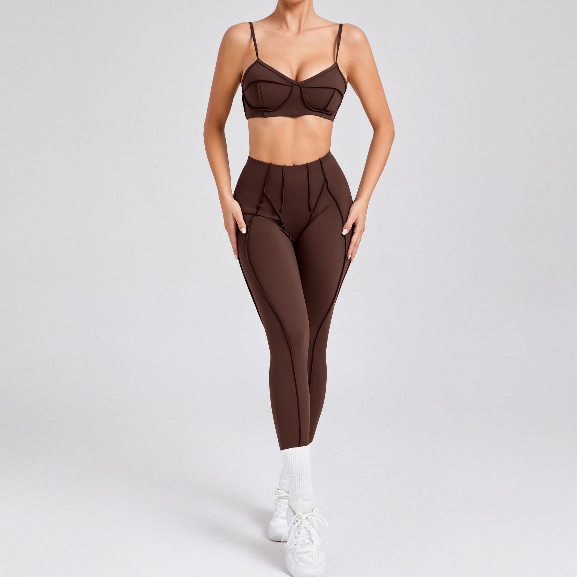3D Seamless Compression Yoga Set | Sculpting Fitness Activewear Set