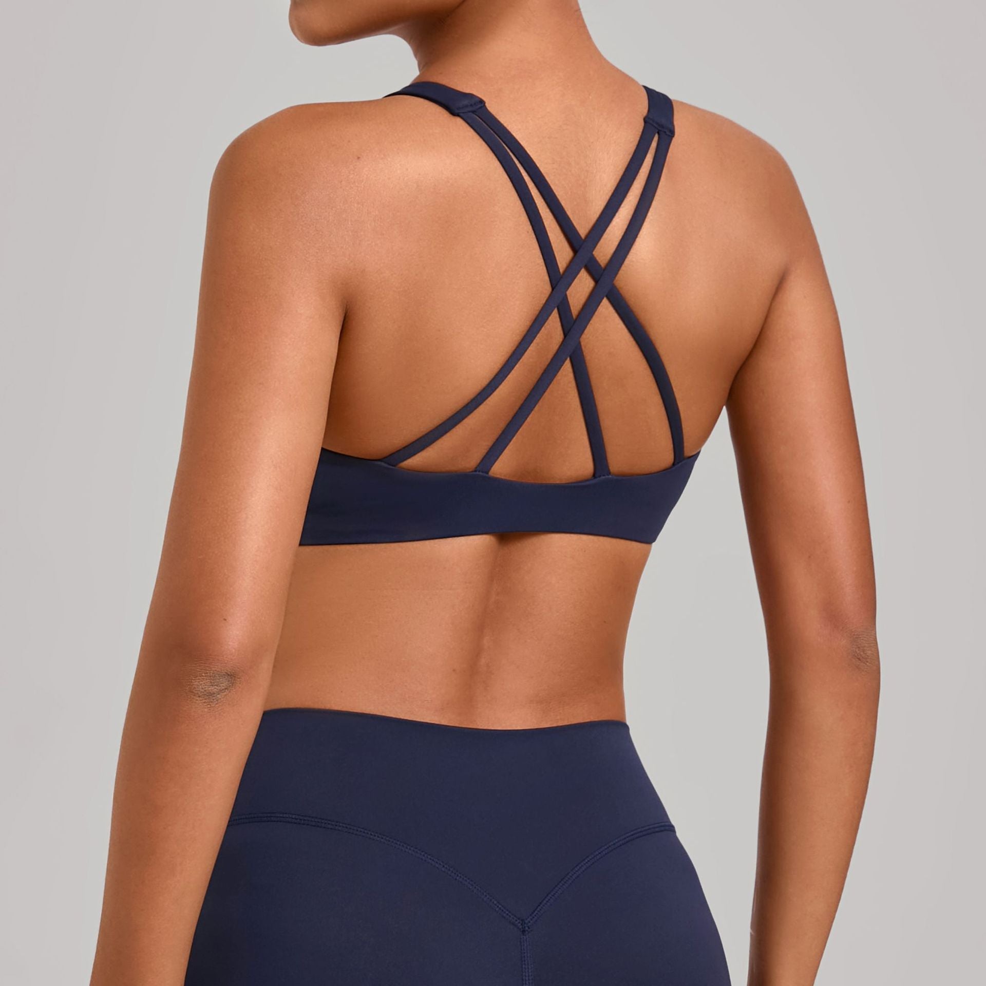 New Cross Back Sports Bra for Women | Slim Fit Running & Yoga Training Activewear