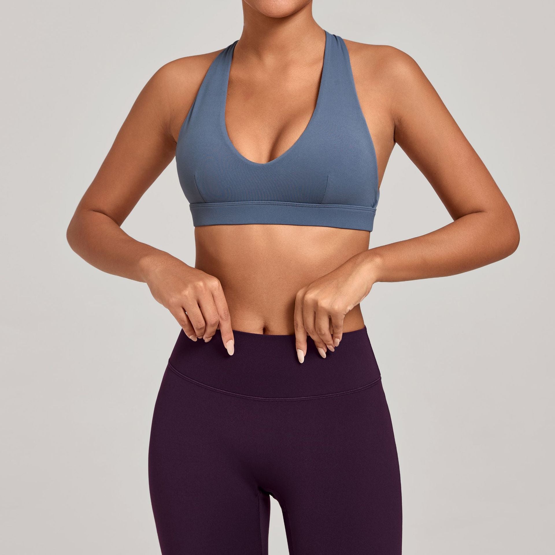 Push-Up Halter Strap Yoga Bra | Slim Fit Outdoor Running & Fitness Sports Top