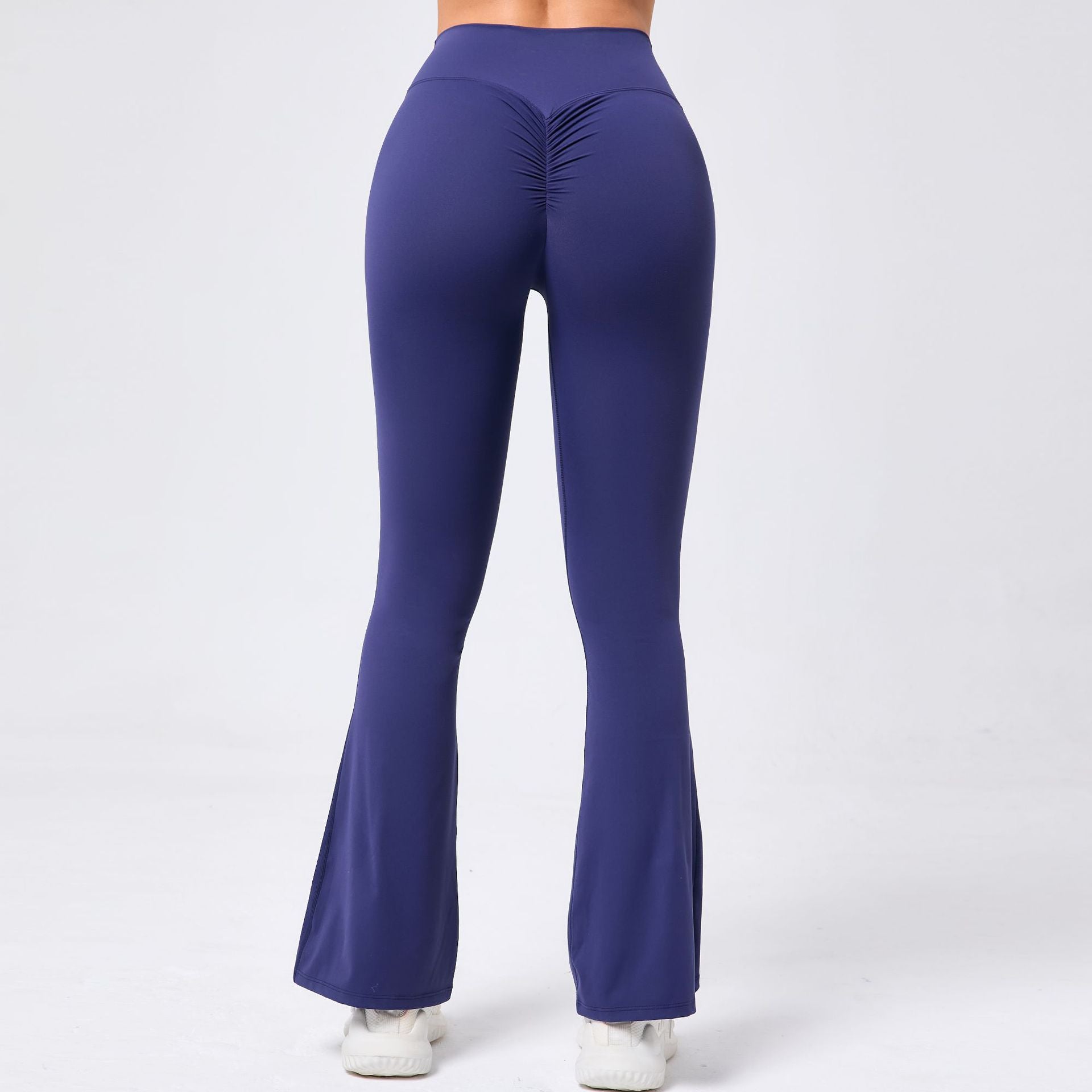 Wide-Leg Naked-Feel Yoga Flare Pants | High-Waist Dance Fitness Activewear