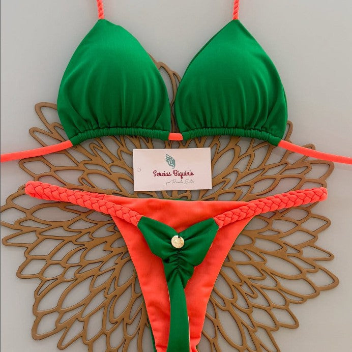 2026 Fresh Floral Sexy Bikini | Braided String Fashion Two-Piece Swimwear