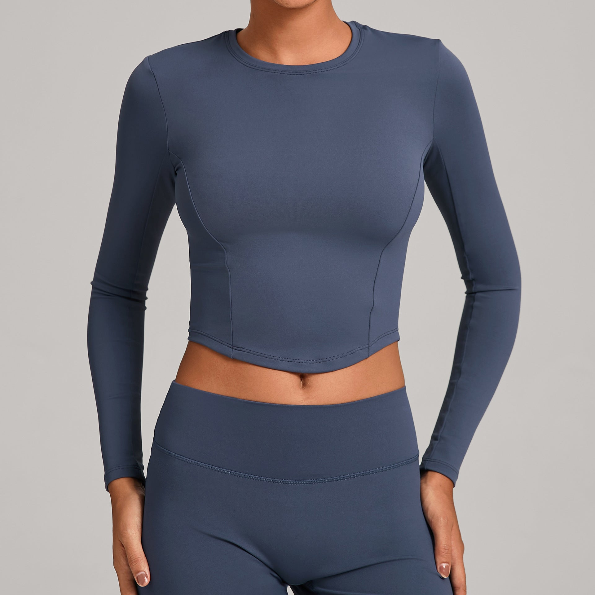 Winter Compression Long Sleeve Yoga Top | High-Intensity Training & Pilates Activewear