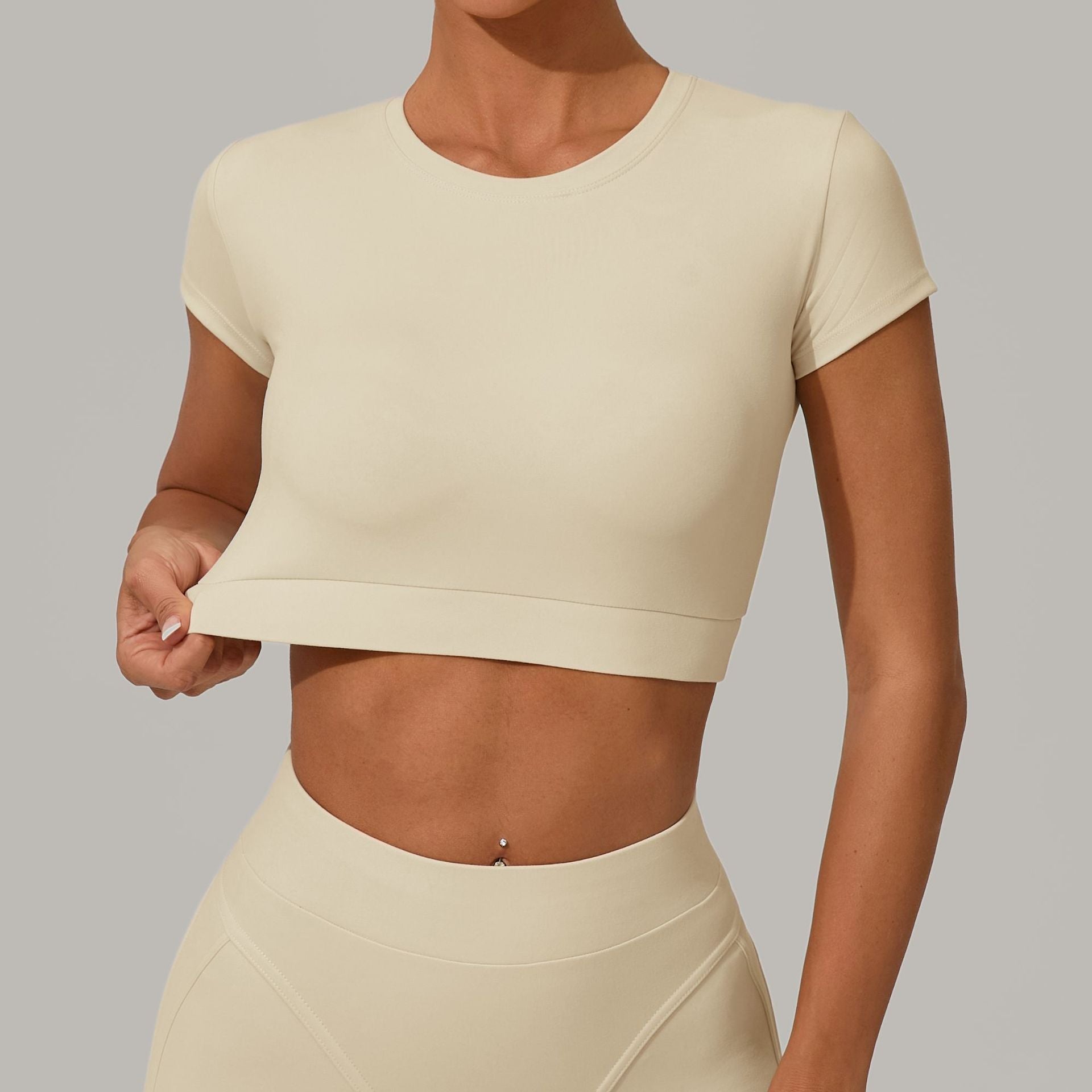 Everyday Tight Quick-Dry Fitness Tee｜Yoga Pilates & Running Active Short Sleeve Top