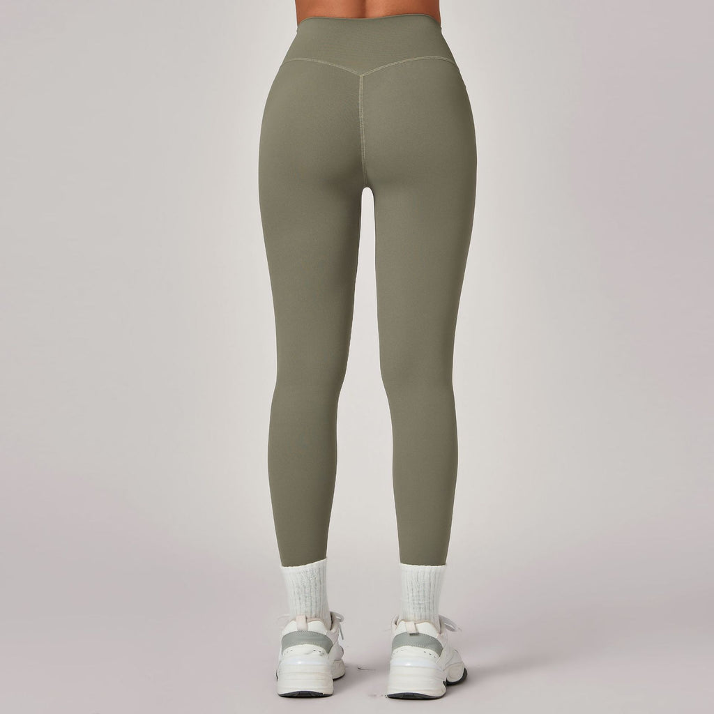 Invisible Ruched High-Waist Yoga Leggings | Booty Sculpt Running Fitness Pants for Women
