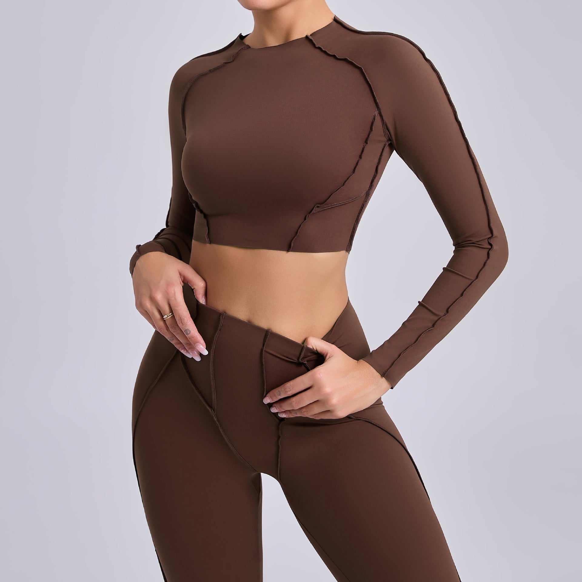 Quick-Dry Slim Fit Long Sleeve Yoga T-Shirt | Lightweight Running & Fitness Cover Top