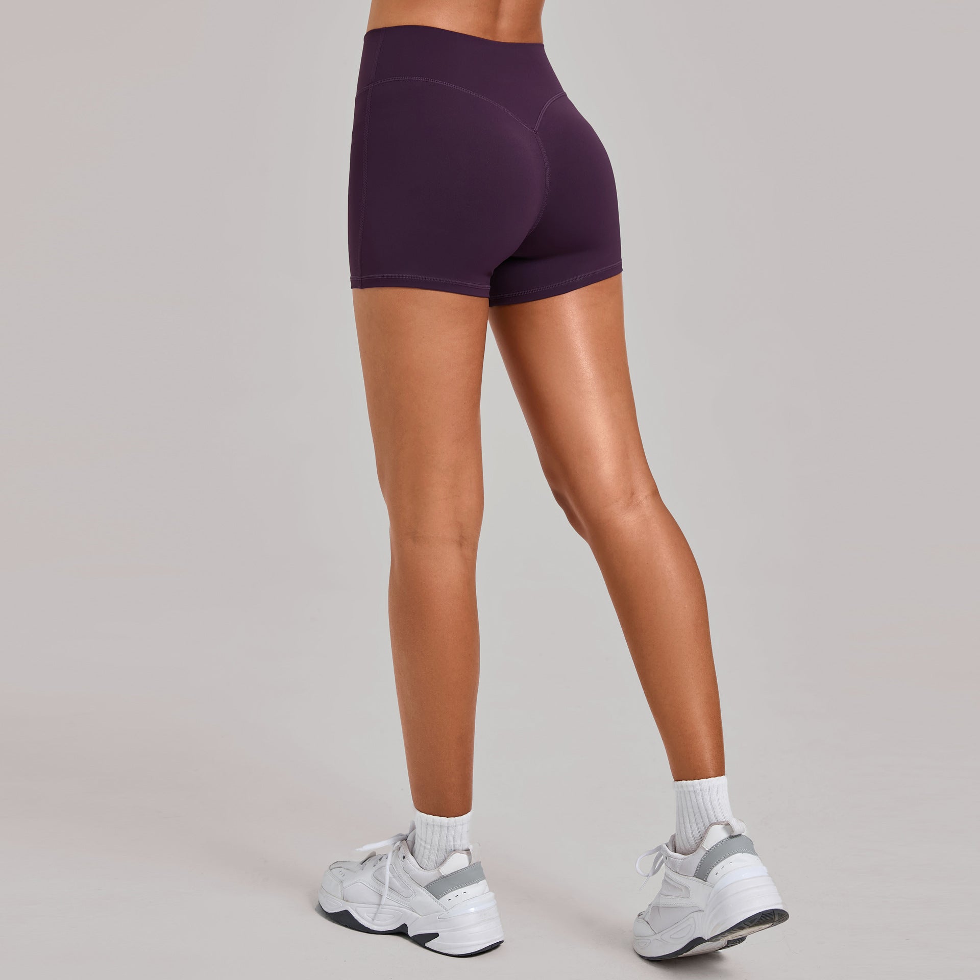 High-Waist Tight Yoga Shorts Tummy Control Scrunch Butt Workout Shorts