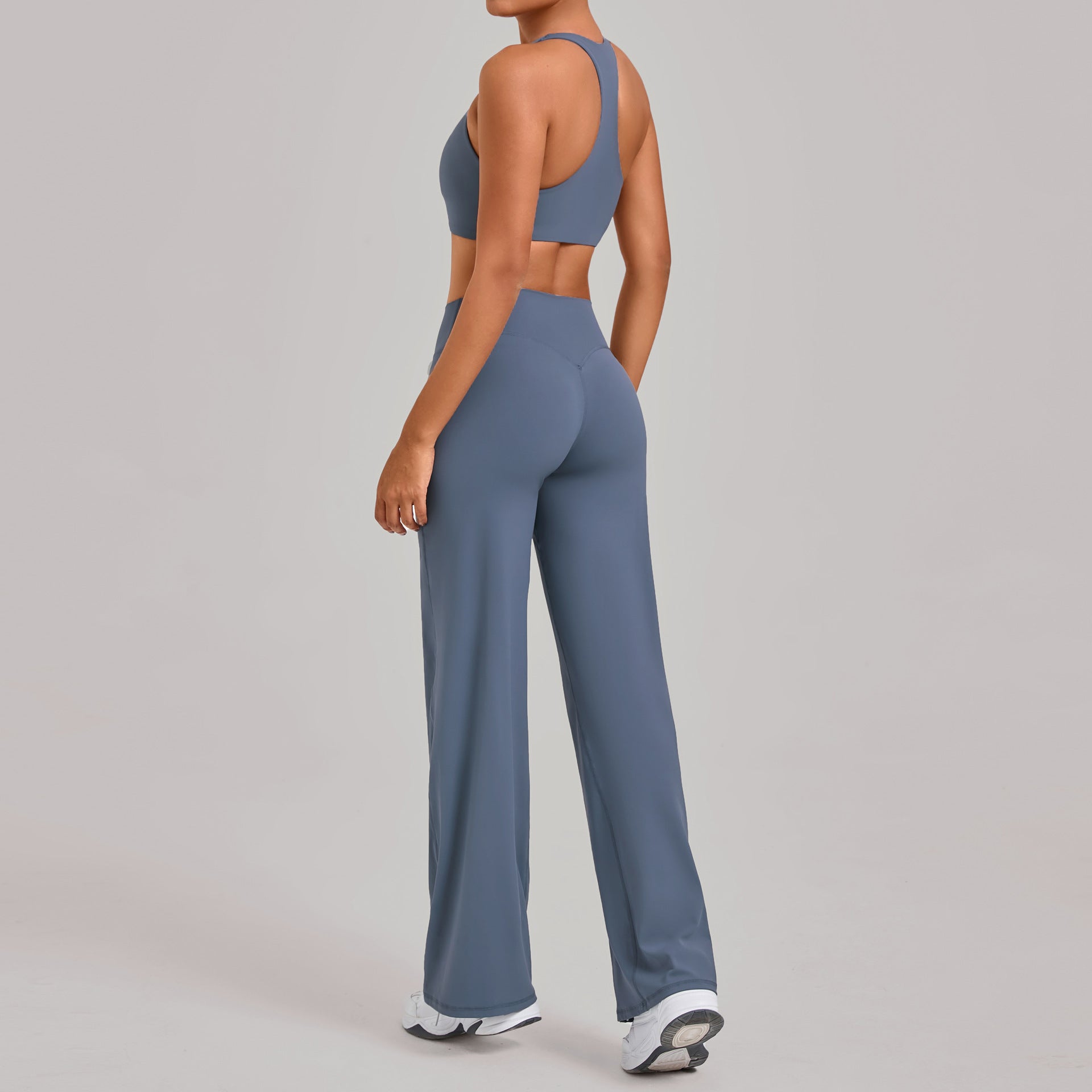 Racerback Slim Fit Yoga Set | Outdoor Running Training Fitness Two-Piece