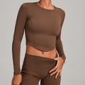 Winter Compression Long Sleeve Yoga Top | High-Intensity Training & Pilates Activewear