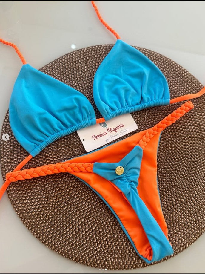 2026 Fresh Floral Sexy Bikini | Braided String Fashion Two-Piece Swimwear