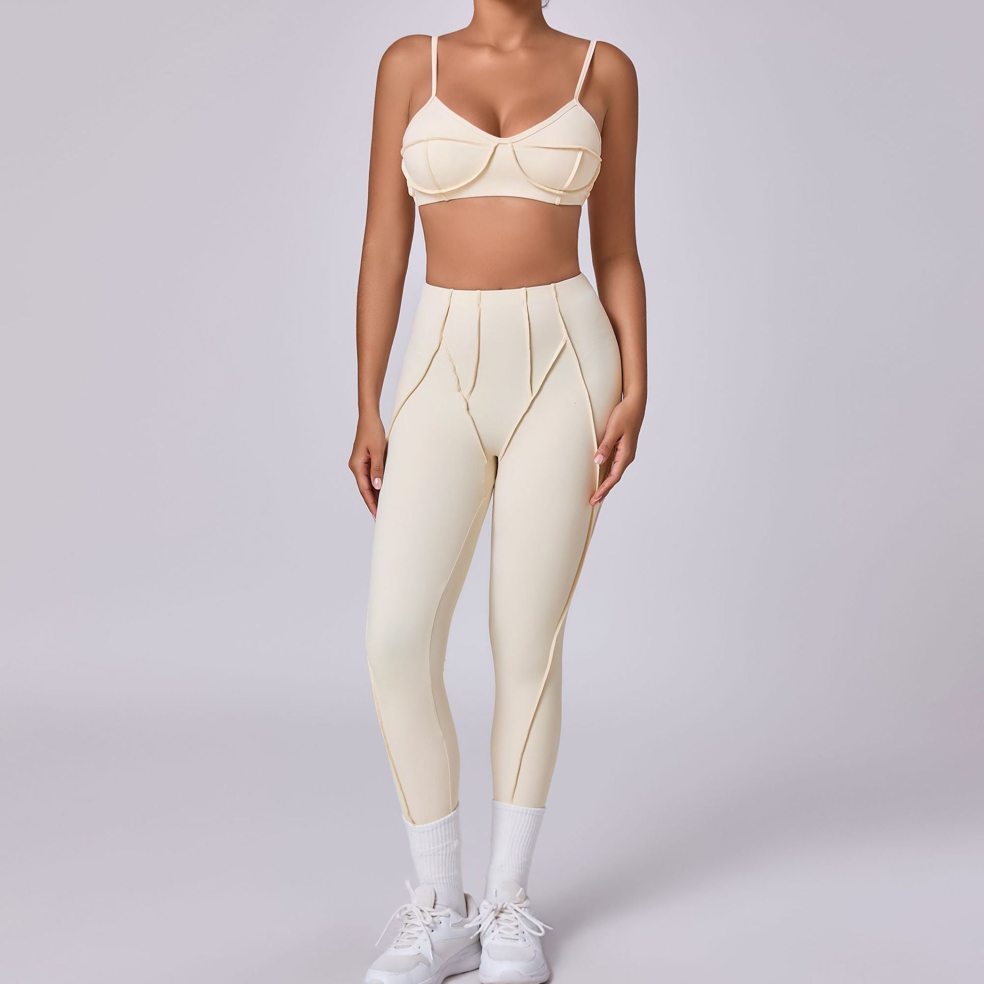 3D Seamless Compression Yoga Set | Sculpting Fitness Activewear Set