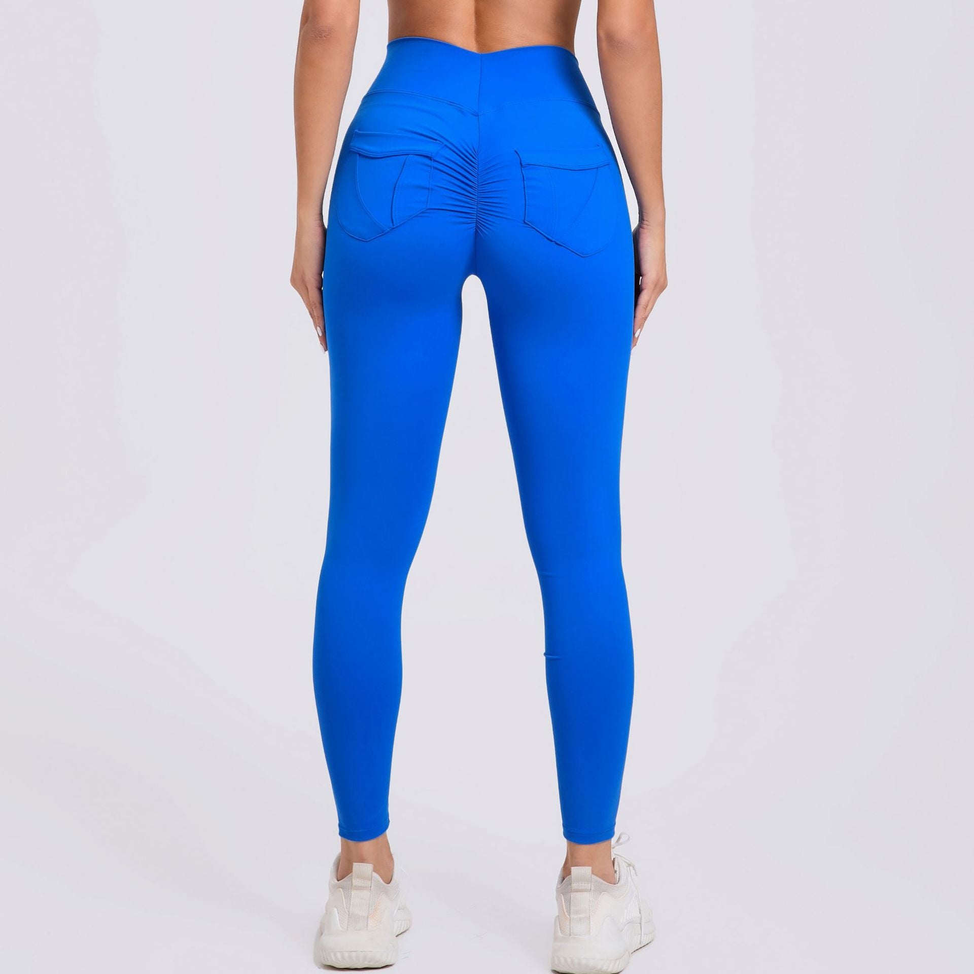 Naked-Feel Quick-Dry Running Leggings with Pockets | High-Waist Booty-Lift Yoga Pants