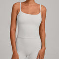 Slim Fit Cross Back Yoga Tank | Quick-Dry Fitness Camisole for Running & Training