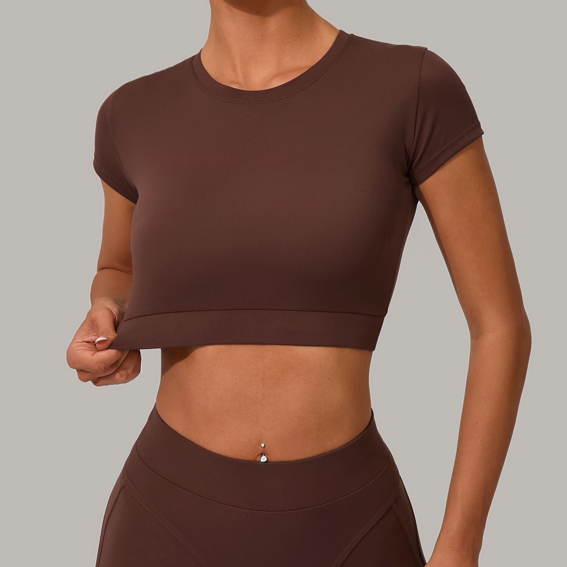 Everyday Tight Quick-Dry Fitness Tee｜Yoga Pilates & Running Active Short Sleeve Top