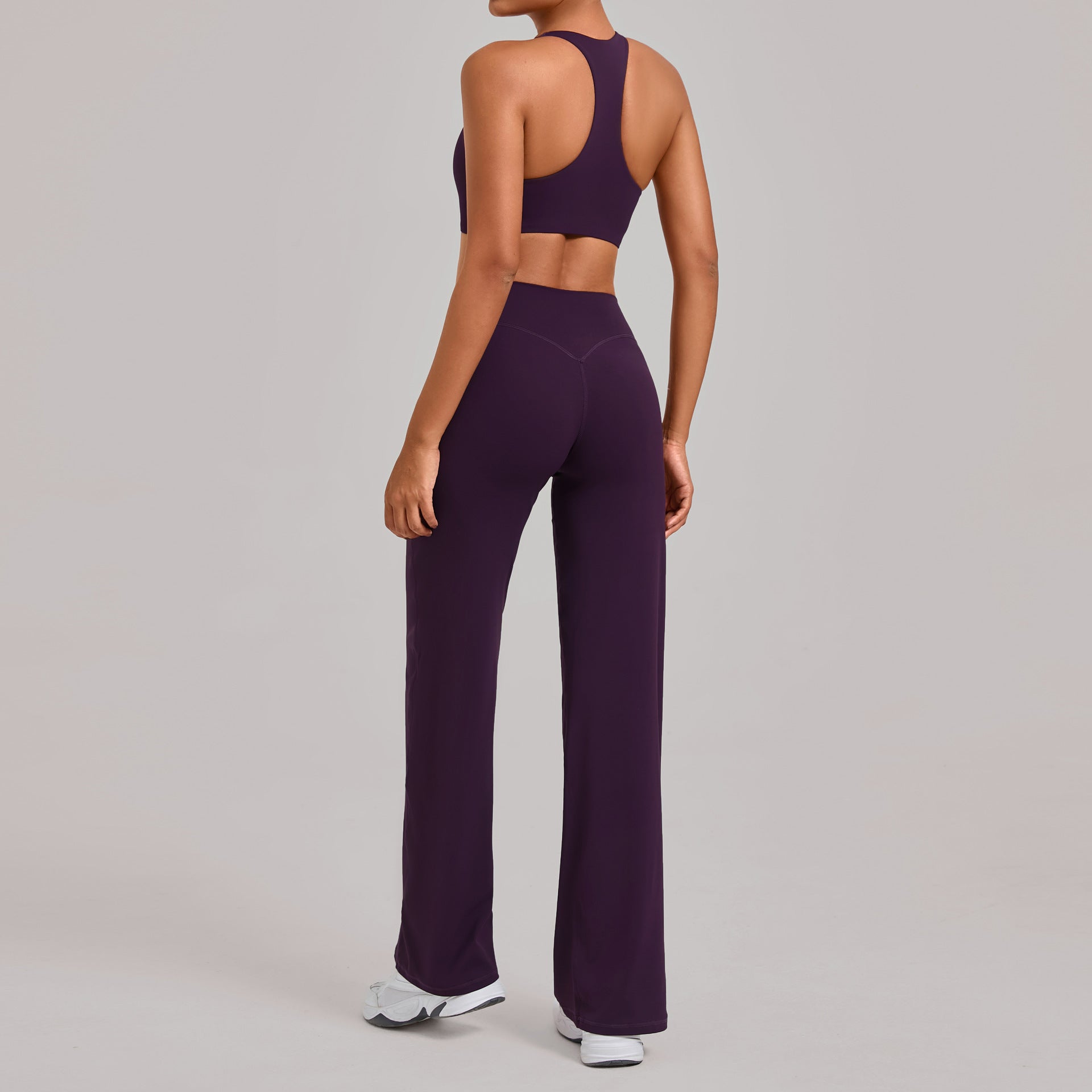 Racerback Slim Fit Yoga Set | Outdoor Running Training Fitness Two-Piece