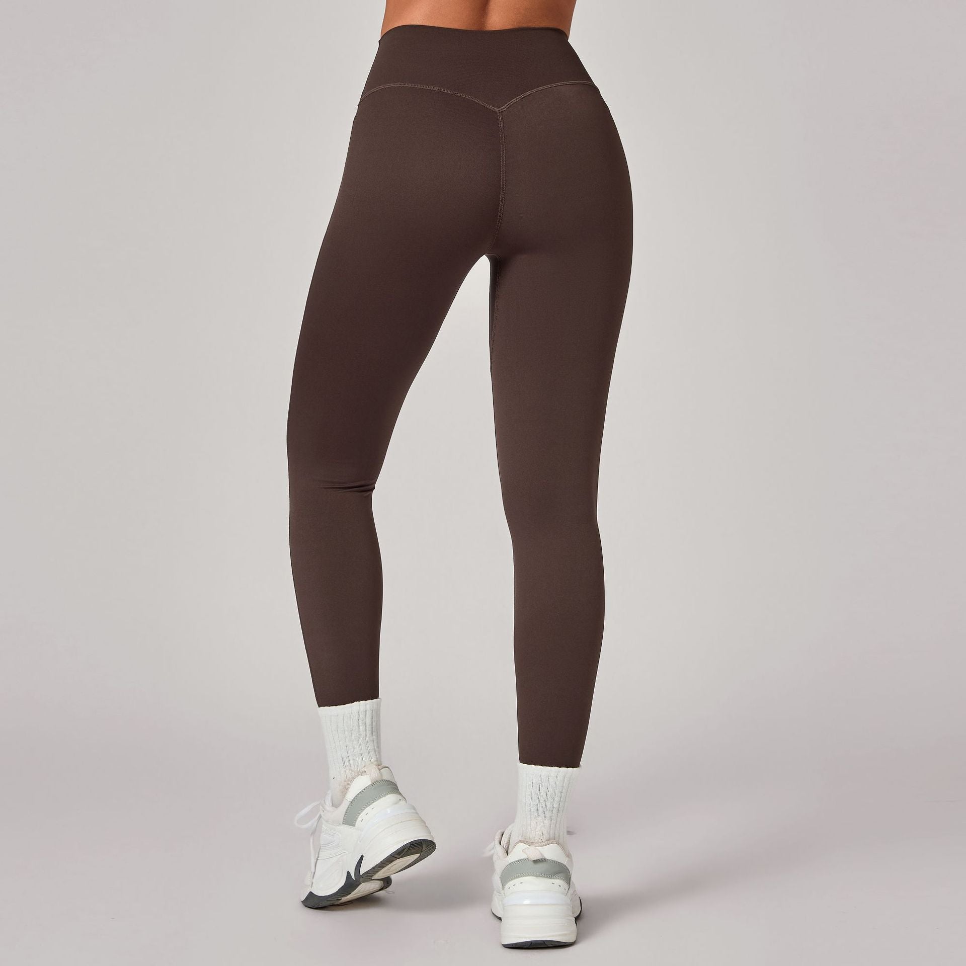 Invisible Ruched High-Waist Yoga Leggings | Booty Sculpt Running Fitness Pants for Women
