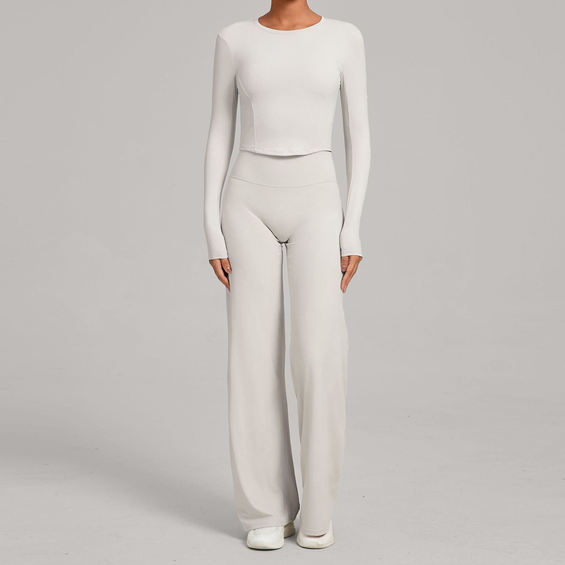 Fall Winter Second-Skin Yoga Set | Quick-Dry Slim Fit Fitness Two-Piece Outfit