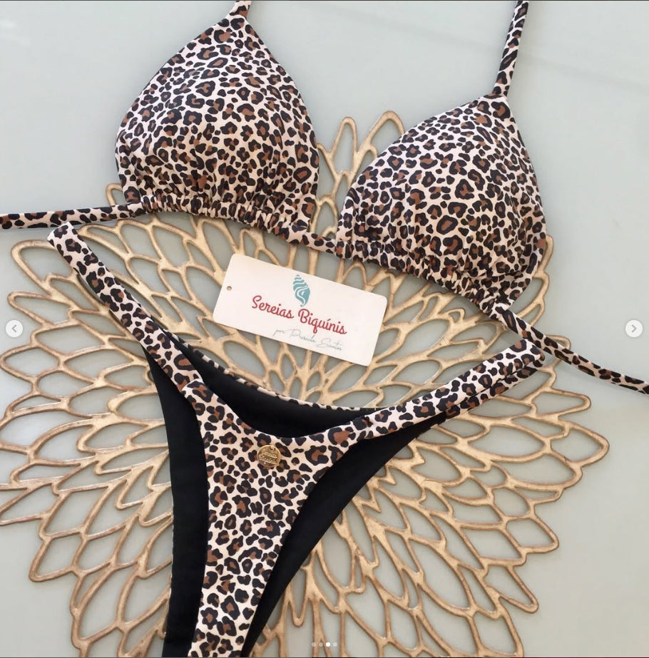Fashion Sexy Bandeau Bikini Set | Star Metal Accent Beach Swimwear for Women