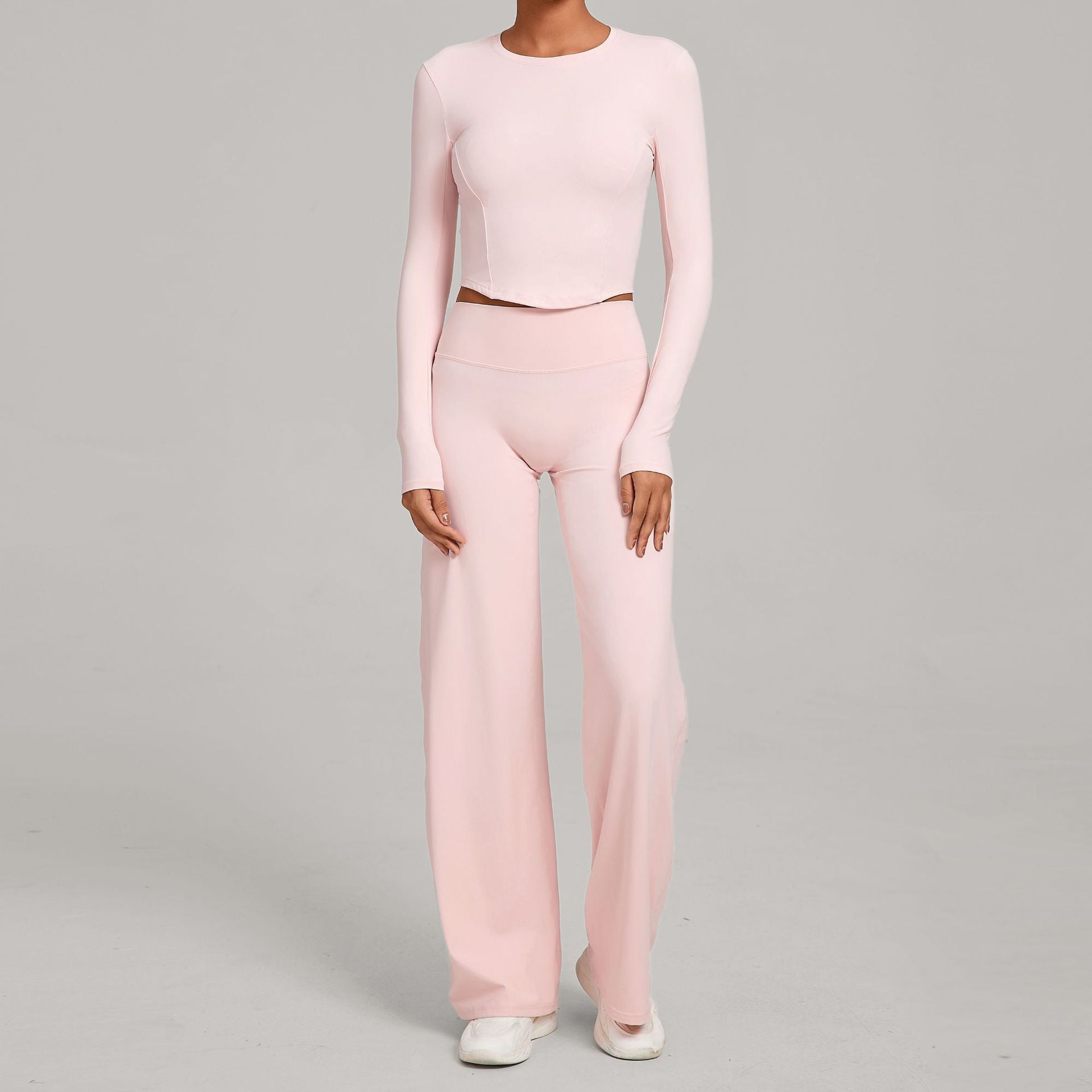 Fall Winter Second-Skin Yoga Set | Quick-Dry Slim Fit Fitness Two-Piece Outfit