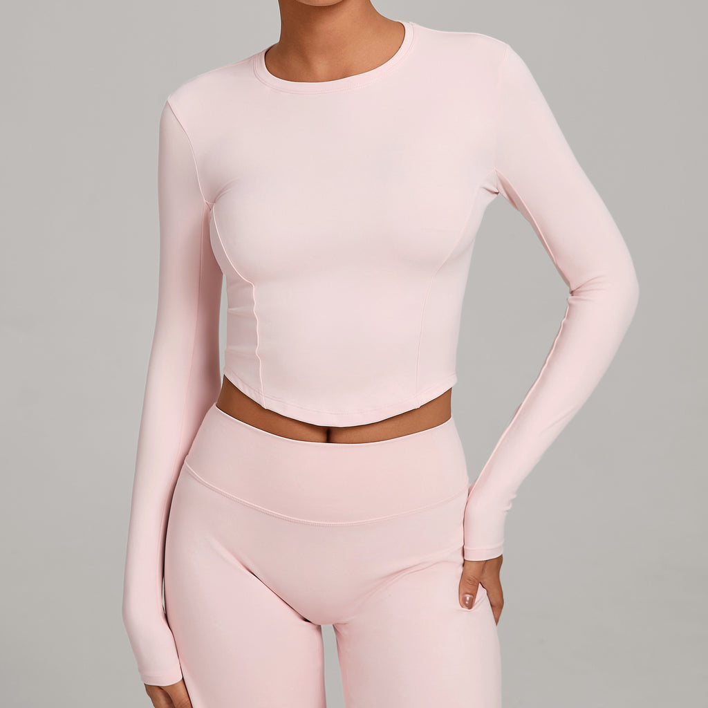 Winter Compression Long Sleeve Yoga Top | High-Intensity Training & Pilates Activewear