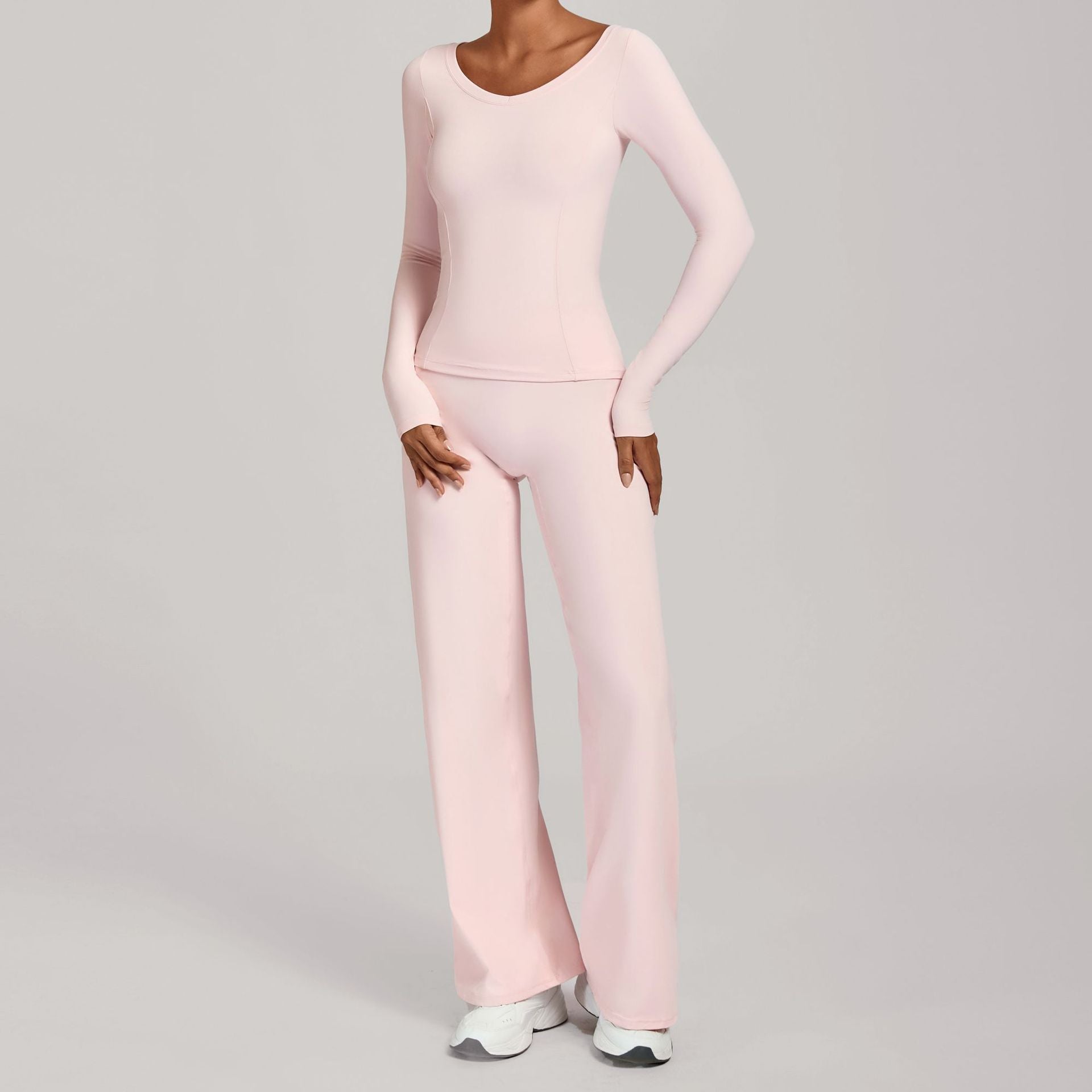 Fall Winter Second-Skin Yoga Set | High-Waist Quick-Dry Running Fitness Outfit