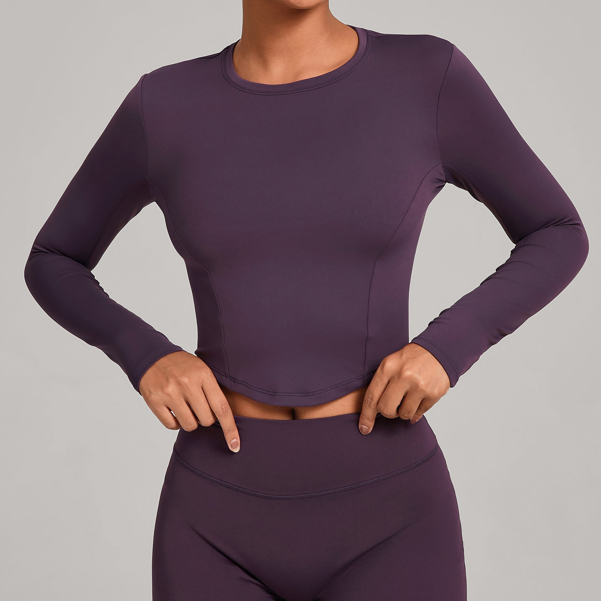 Winter Compression Long Sleeve Yoga Top | High-Intensity Training & Pilates Activewear